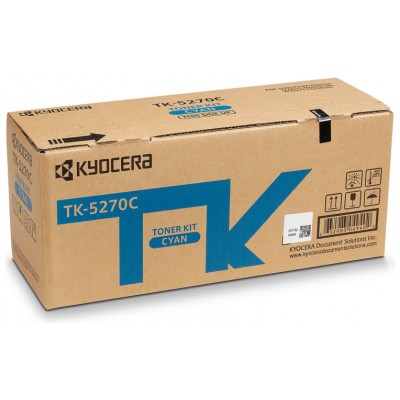 KYOCERA TK-5270C, 6000 paginas, Cian, 1 pieza(s)