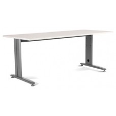 MESA DE OFICINA SERIE METAL 200X80 GRIS / BLANCO ROCADA 2004AC04 (Espera 4 dias)