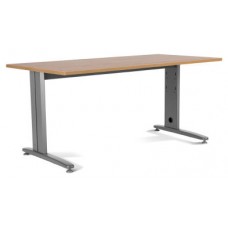 MESA DE OFICINA SERIE METAL 200X80 GRIS / ROBLE ROCADA 2004AC08 (Espera 4 dias)