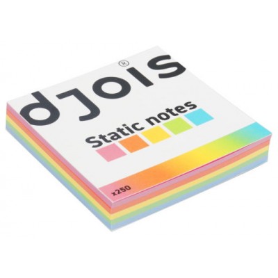 BLOC 250 NOTAS ELECTROST&Aacute;TICAS (S) 75X75MM. 5 COLORES SURTIDOS TARIFOLD 200610 (Espera 4 dias)