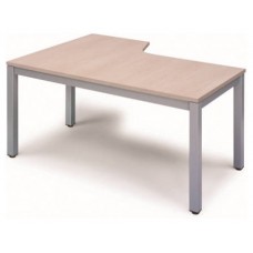 MESA DE OFICINA SERIE EXECUTIVE FORMA L DERECHA 160X120 GRIS / HAYA ROCADA 2051AD01 (Espera 4 dias)