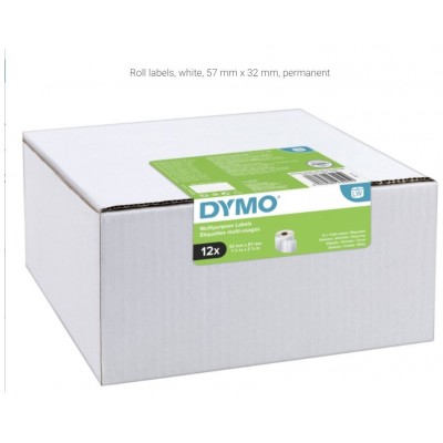 PACK 12 ROLLOS LW ETIQUETAS 32X57MM DYMO 2093095 (Espera 4 dias)