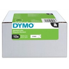 MULTIPACK 10 CINTAS DYMO D1 19MMX7M NEGRO/BLANCO DYMO 2093098 (Espera 4 dias)