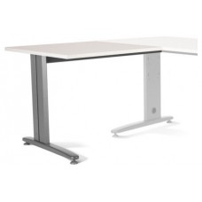 ALA PARA MESA DE OFICINA SERIE METAL 100X60 GRIS / BLANCO ROCADA 2102AC04 (Espera 4 dias)