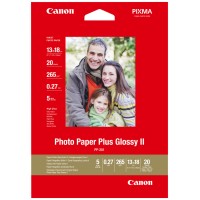 CANON papel PP-201 20h.13x18cm Photo Paper Plus Glossy II 265g.