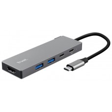 HUB 5 PUERTOS USB-C DALYX GRIS TRUST (Espera 4 dias) HUB 5 PUERTOS USB-C DALYX GRIS TRUST (Espera 4 dias)
