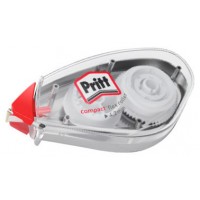 Pritt Compact Flex corrección de películo/cinta 10 m Rojo, Transparente, Blanco 1 pieza(s) (MIN24) (Espera 4 dias)