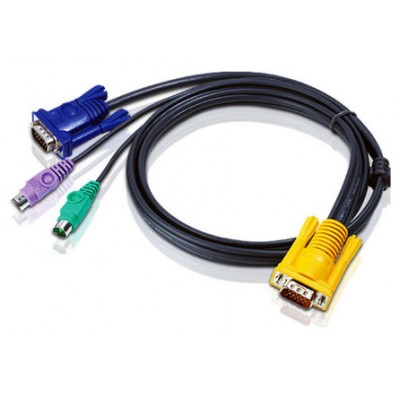 Aten Cable KVM PS/2 con SPHD 3 en 1 de 3 m (Espera 4 dias)