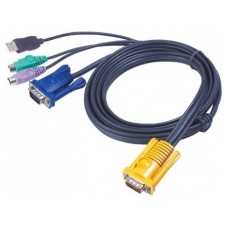 Aten 2L5302UP cable para video, teclado y ratón (kvm) Negro 1,8 m (Espera 4 dias)