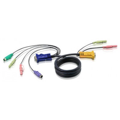 Aten 2L5303P cable para video, teclado y ratón (kvm) Negro 3 m (Espera 4 dias)