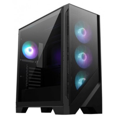 MSI MAG FORGE 321R AIRFLOW carcasa de ordenador Midi Tower Negro, Transparente (Espera 4 dias)