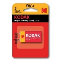 PILAS 9V KODAK EXTRA HEAVY DUTY ZINC 9V 1 UNIDAD 250