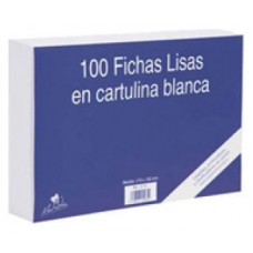 100 FICHAS DE CARTULINA LISA (125X75 MM) Nº 2 MARIOLA 3112L (Espera 4 dias)