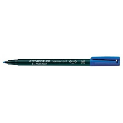 MARCADOR LUMOCOLOR PERMANENTE PUNTA MEDIA 1MM. AZUL STAEDTLER 317-3 (MIN10) (Espera 4 dias)