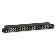 PATCH PANEL 48 PUERTOS CATEGORIA 6 APANTALLADO  1U