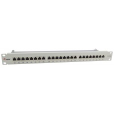 PATCH PANEL 24 PUERTOS CATEGORIA 6A APANTALLADO COLOR