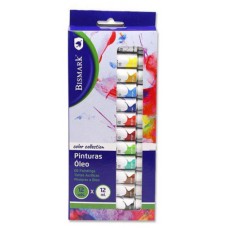 SET PINTURAS OLEO TUBOS 12 COLORES X 12 ML BISMARK 327026 (Espera 4 dias)