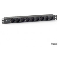 REGLETA ALIMENTACION RACK 19" 1U 9 TOMAS