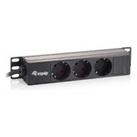 REGLETA ALIMENTACION RACK 10" 3 TOMAS 1U