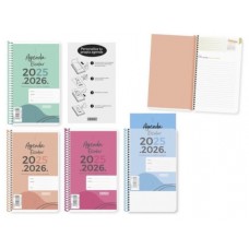 AGENDA ESCOLAR 2025-2026 PERSONALIZABLE 8º DIA PAGINA TAPA POLIPROPILENO INGRAF 333360 (Espera 4 dias)