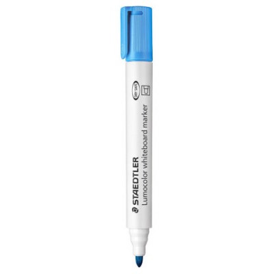 MARCADOR PIZARRA LUMOCOLOR MARKER 351 TRAZO 2MM. AZUL CLARO STAEDTLER 351-30 (MIN10) (Espera 4 dias)