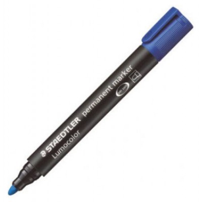 MARCADOR PERMANENTE LUMOCOLOR 352 TRAZO 2MM. AZUL STAEDTLER 352-3 (MIN10) (Espera 4 dias)