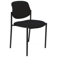 PIQUERAS Y CRESPO NOWY STYL Silla fija Styl bali negro chasis negro