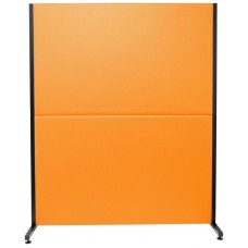 PIQUERAS Y CRESPO Biombo Valdeganga similpiel naranja