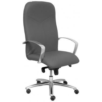 PIQUERAS Y CRESPO Sillon Caudete similpiel gris oscuro