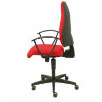 PIQUERAS Y CRESPO Silla Leganiel sincro tela rojo brazos fijos ¡Ultimas unidades!!