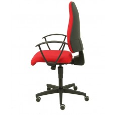 PIQUERAS Y CRESPO Silla Leganiel sincro tela rojo brazos fijos ¡Ultimas unidades!!