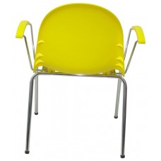 PIQUERAS Y CRESPO Pack 4 sillas Ves plastico amarillo. ¡Ultimas unidades!!