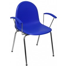 PIQUERAS Y CRESPO Pack 4 sillas Ves plastico azul ¡Ultimas unidades!!
