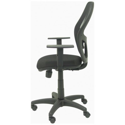 SILLA MODELO ALOCÉN MALLA NEGRA BRAZO REGULABLE ASIENTO BALI NEGRO PIQUERAS Y CRESPO 345SNBALI840B10 (Espera 4 dias)