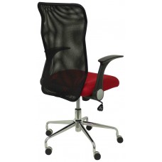 SILLA MINAYA RESPALDO MALLA NEGRO ASIENTO 3D ROJO PIQUERAS Y CRESPO 4031RJ (Espera 4 dias)