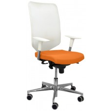 PIQUERAS Y CRESPO Silla Ossa blanca bali naranja