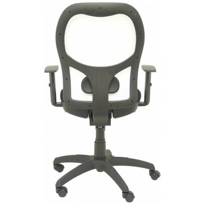 PIQUERAS Y CRESPO Silla Jorquera malla blanca asiento bali negro