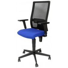 PIQUERAS Y CRESPO NOWY STYL Silla Taktik respaldo malla negro asiento aran azul