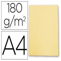 SUBCARPETA SIMPLES PASTEL 180 GRS A4 COLOR AMARILLO GIO 400040508 (MIN50) (Espera 4 dias)