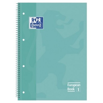 Oxford Europeanbook 1 cuaderno y block A4+ 80 hojas Color menta (MIN5) (Espera 4 dias)
