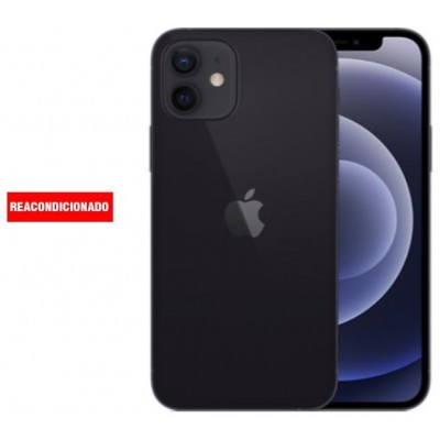 APPLE iPHONE 12 128GB BLACK REACONDICIONADO GRADO B (Espera 4 dias)