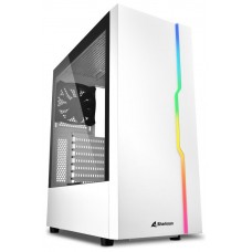 CAJA SHARKOON RGB SLIDER ATX 2XUSB3.0 2XUSB2.0 SIN FUENTE BLANCO