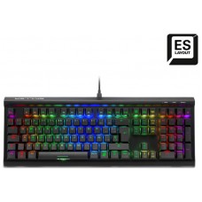 TECLADO GAMING SHARKOON SGK60 MECANICO RGB BROWN SWITCH