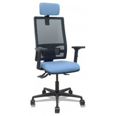 SILLA BORMATE ASINCRO MALLA NEGRA ASIENTO BALI ROJO BRAZOS 2D RUEDAS 65MM CABECERO REGULABLE PIQUERAS Y CRESPO 405ASM840B350B2B68R65CRL (Espera 4 dias)