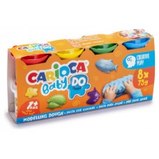 SET PASTA DE MODELAR CARIOCA BABY DOUGH 8X75GR CARIOCA 43180 (Espera 4 dias)