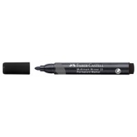 MARCADOR MULTIMARK WINNER 23 NEGRO PUNTA CÓNICA Y SIN CLIP FABER CASTELL 453397 (MIN12) (Espera 4 dias)