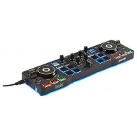 Hercules Starlight Mesa de mezclas con opción de realizar scratch conectando un CDJ 2 canales Negro (Espera 4 dias)