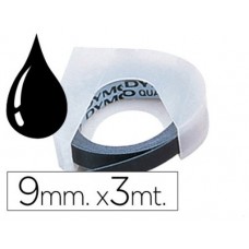 CINTA DYMO EMBOSSER 3M X 9 MM NEGRO DYMO 520109 (Espera 4 dias)