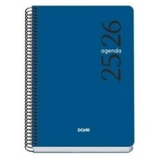 AGENDA ESCOLAR 2025-2026 TAMAÑO A5 TAPA POLIPROPILENO SEMANA VISTA MODELO ESENCIAL BASIC AZUL DOHE 52068 (Espera 4 dias)