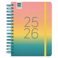 AGENDA ESCOLAR 2025-2026 CURSO COSMO 4º 155X212  1DIA PAGINA IRIS+ FINOCAM 537070326 (Espera 4 dias)